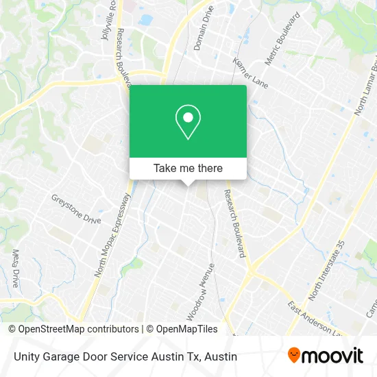 Unity Garage Door Service Austin Tx map