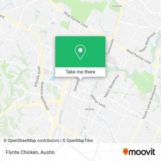 Flyrite Chicken map