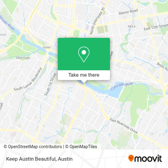 Keep Austin Beautiful map