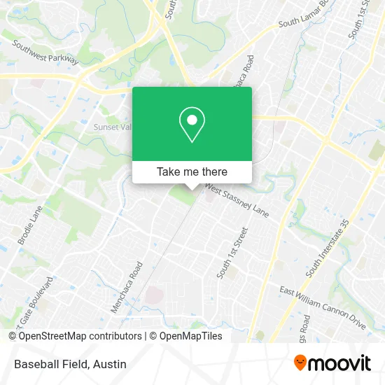 Baseball Field map
