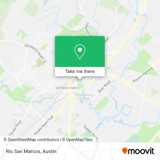 Río San Marcos map