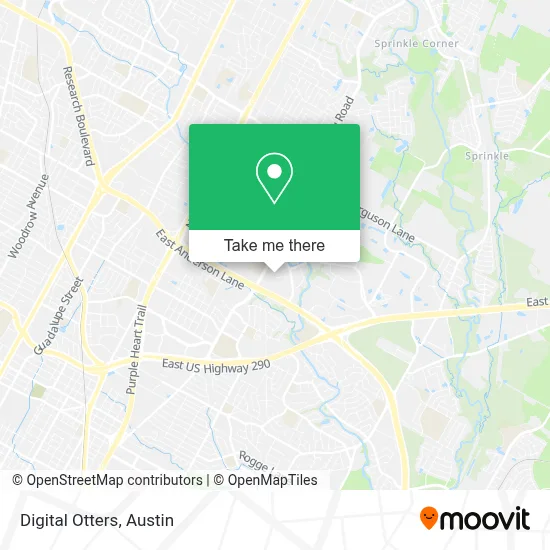 Digital Otters map
