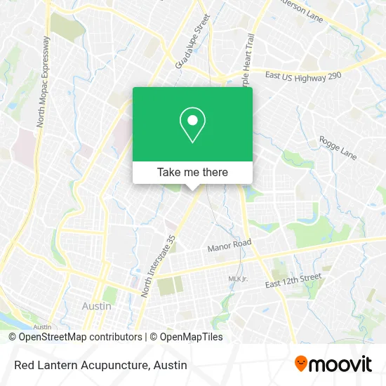 Red Lantern Acupuncture map