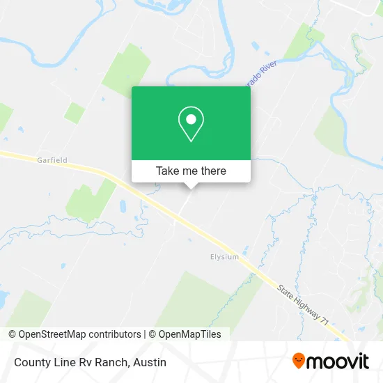 County Line Rv Ranch map