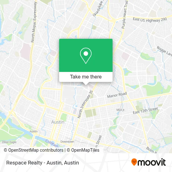 Respace Realty - Austin map