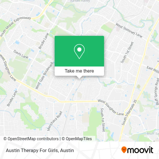 Austin Therapy For Girls map