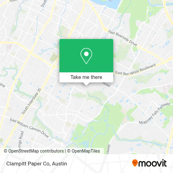 Clampitt Paper Co map
