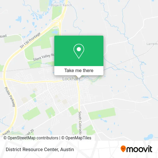 District Resource Center map