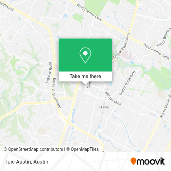 Ipic Austin map