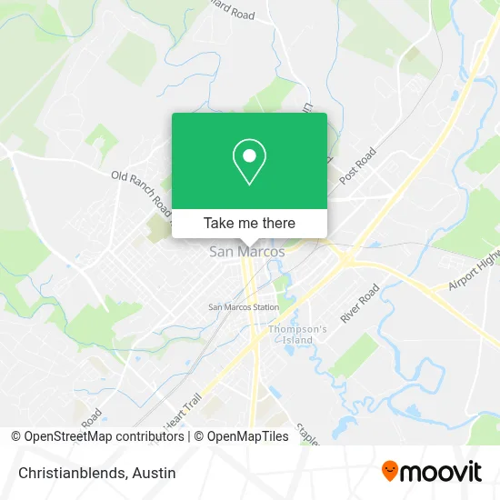 Christianblends map