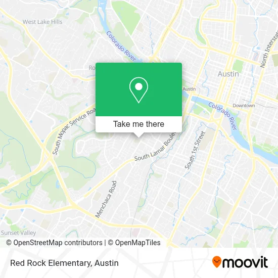 Red Rock Elementary map