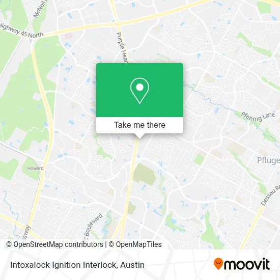 Intoxalock Ignition Interlock map