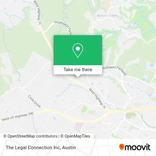 The Legal Connection Inc map