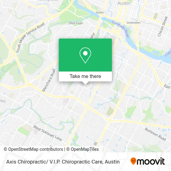 Axis Chiropractic/ V.I.P. Chiropractic Care map