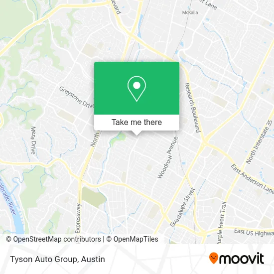 Tyson Auto Group map