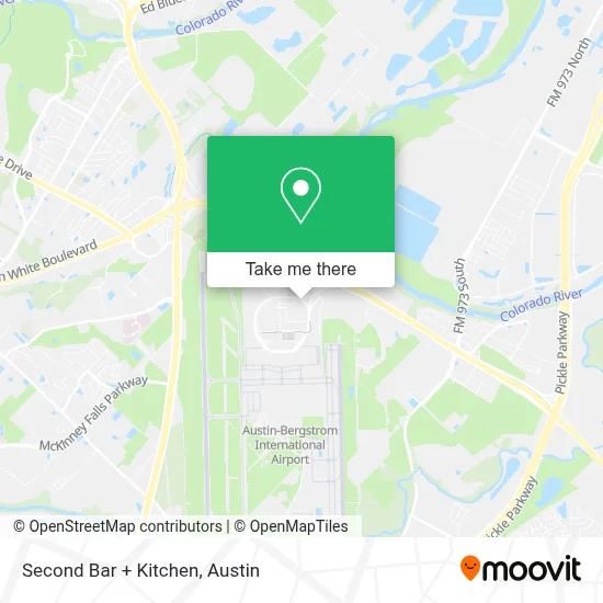 Second Bar + Kitchen map