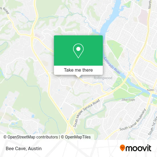 Bee Cave map