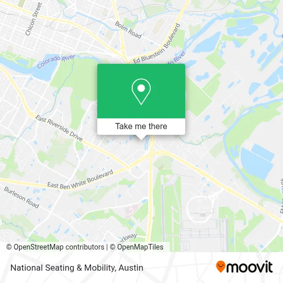 National Seating & Mobility map