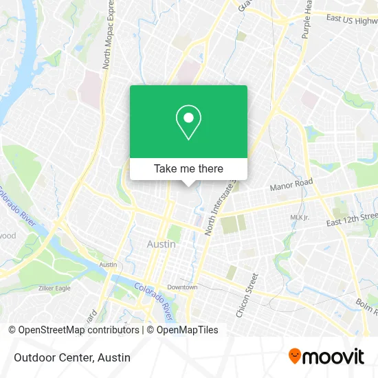 Outdoor Center map