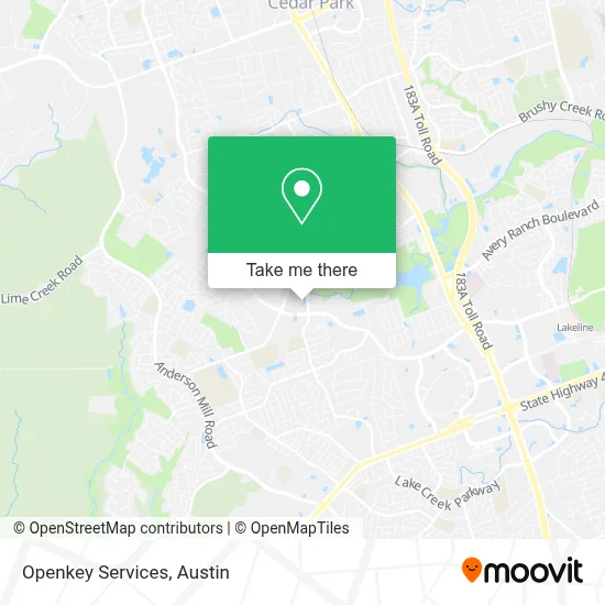 Openkey Services map