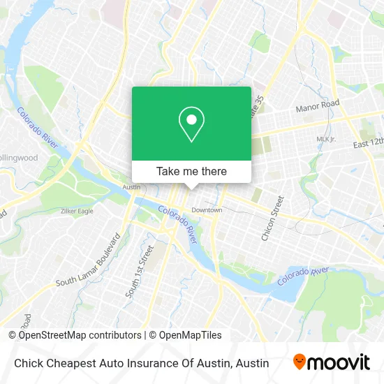 Chick Cheapest Auto Insurance Of Austin map