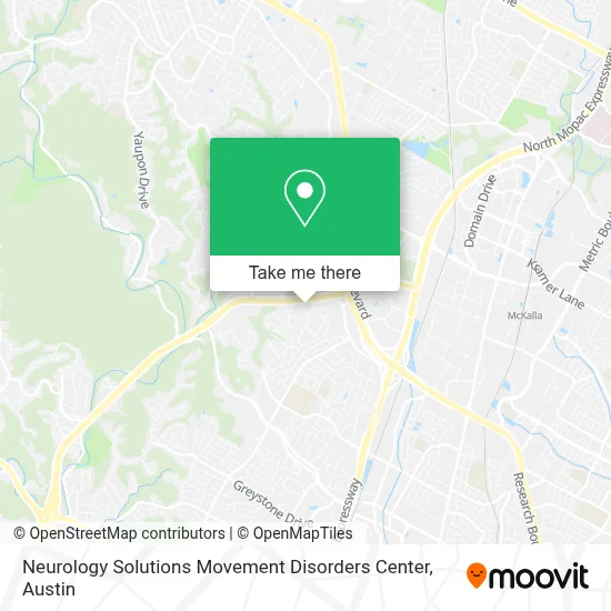 Neurology Solutions Movement Disorders Center map