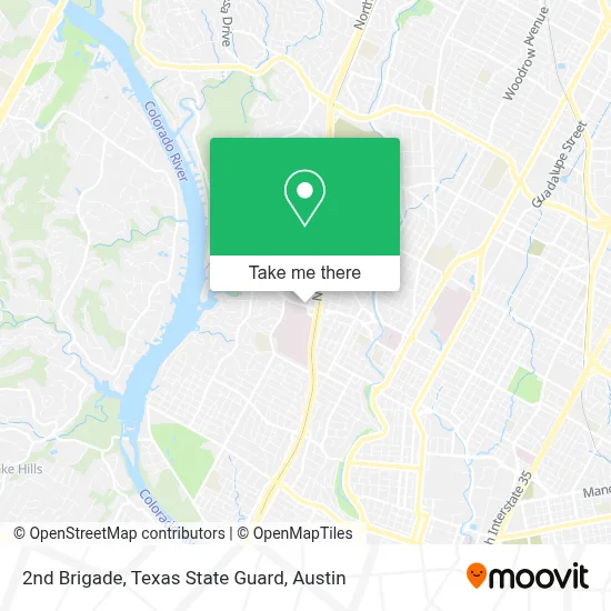 2nd Brigade, Texas State Guard map