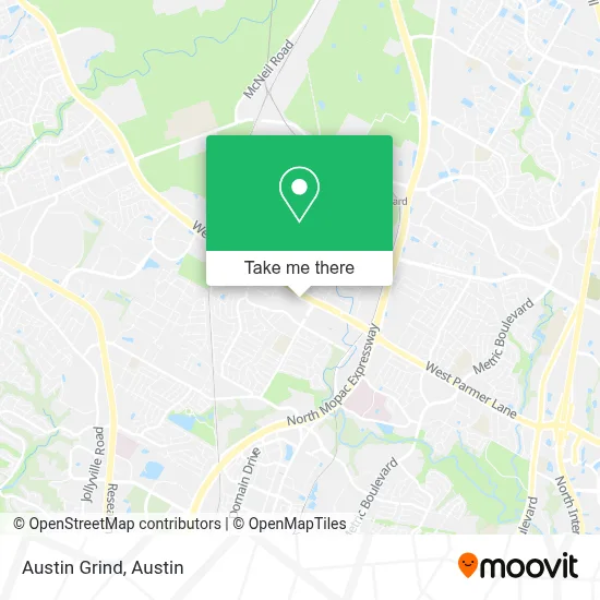 Austin Grind map