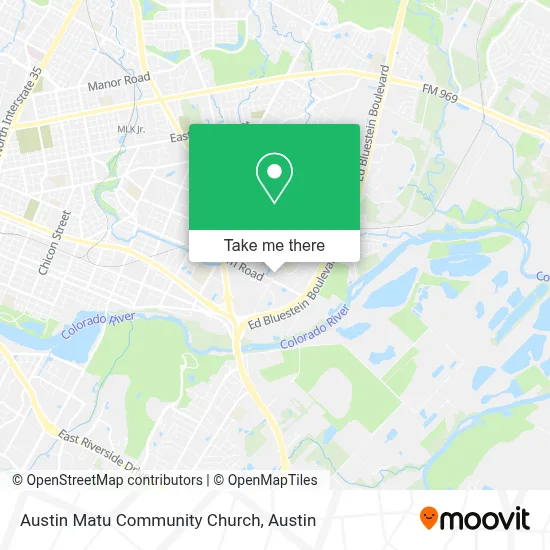 Austin Matu Community Church map