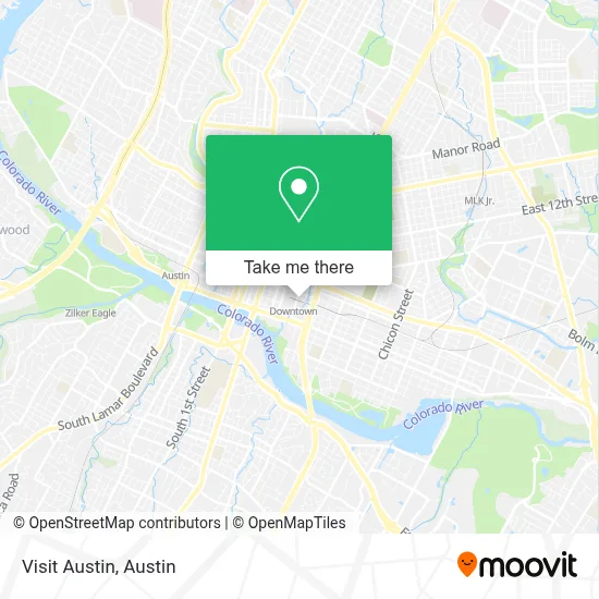 Visit Austin map
