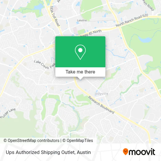 Ups Authorized Shipping Outlet map