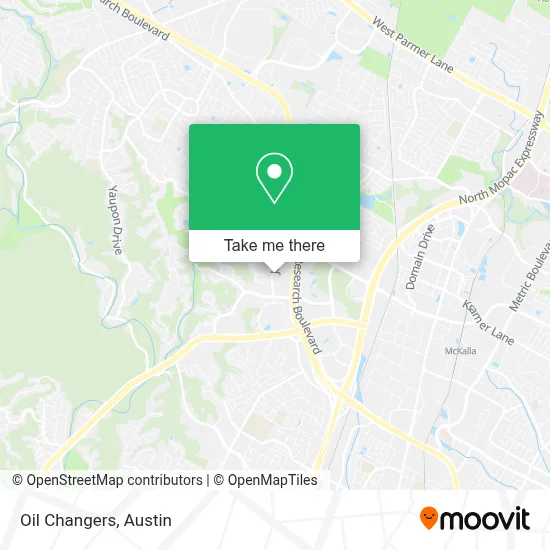 Oil Changers map