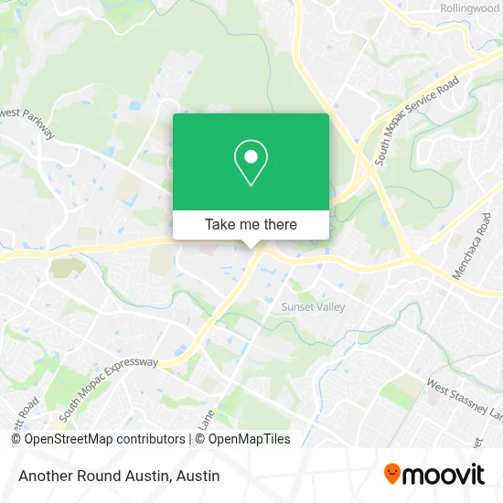 Another Round Austin map