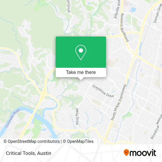 Critical Tools map