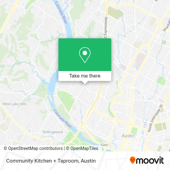 Community Kitchen + Taproom map
