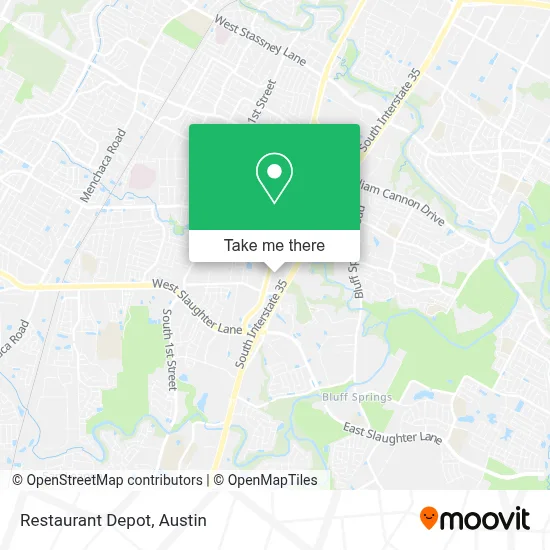 Restaurant Depot map