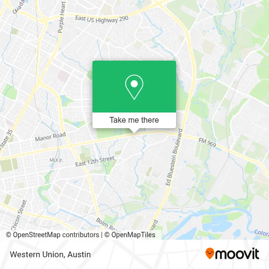 Western Union map