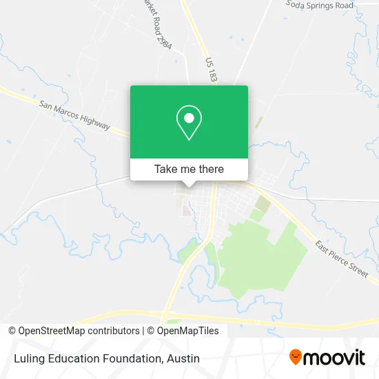 Luling Education Foundation map