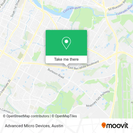 Advanced Micro Devices map