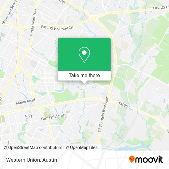 Western Union map