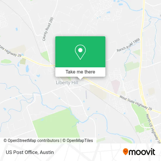 Us Post Office map