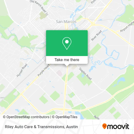 Riley Auto Care & Transmissions map