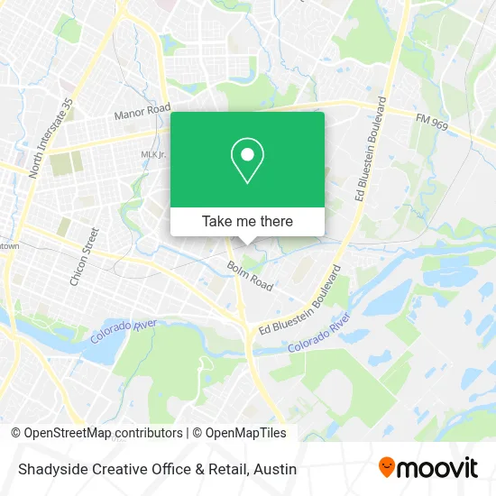 Shadyside Creative Office & Retail map