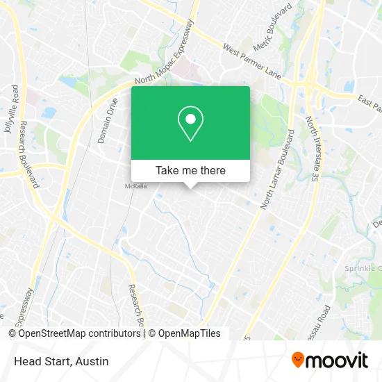 Head Start map