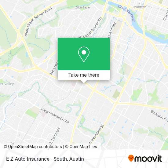 E Z Auto Insurance - South map