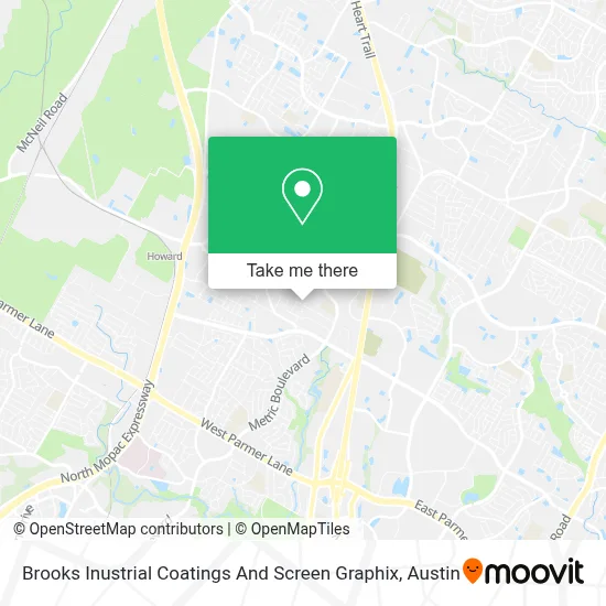 Brooks Inustrial Coatings And Screen Graphix map