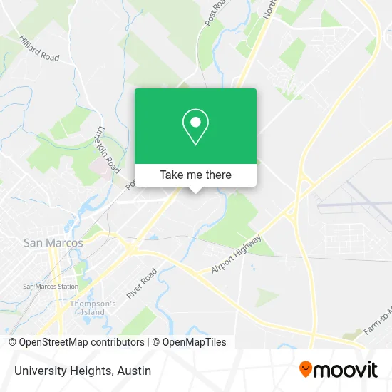 University Heights map