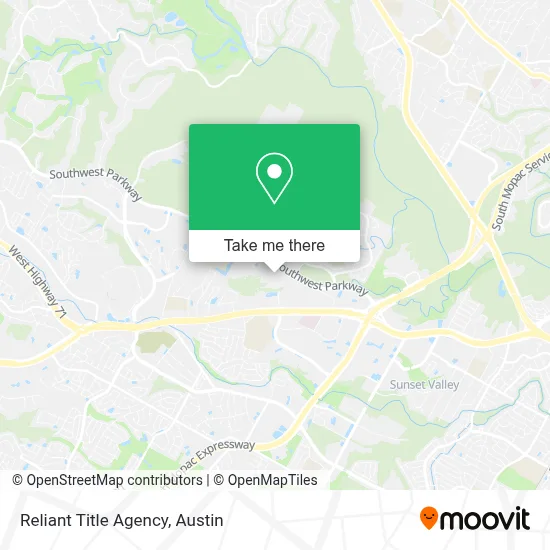 Reliant Title Agency map
