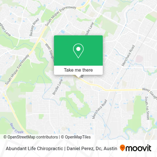 Abundant Life Chiropractic | Daniel Perez, Dc map
