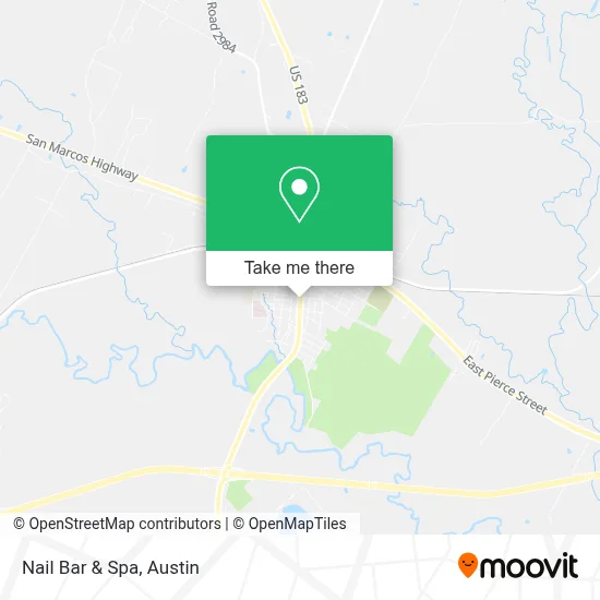 Nail Bar & Spa map